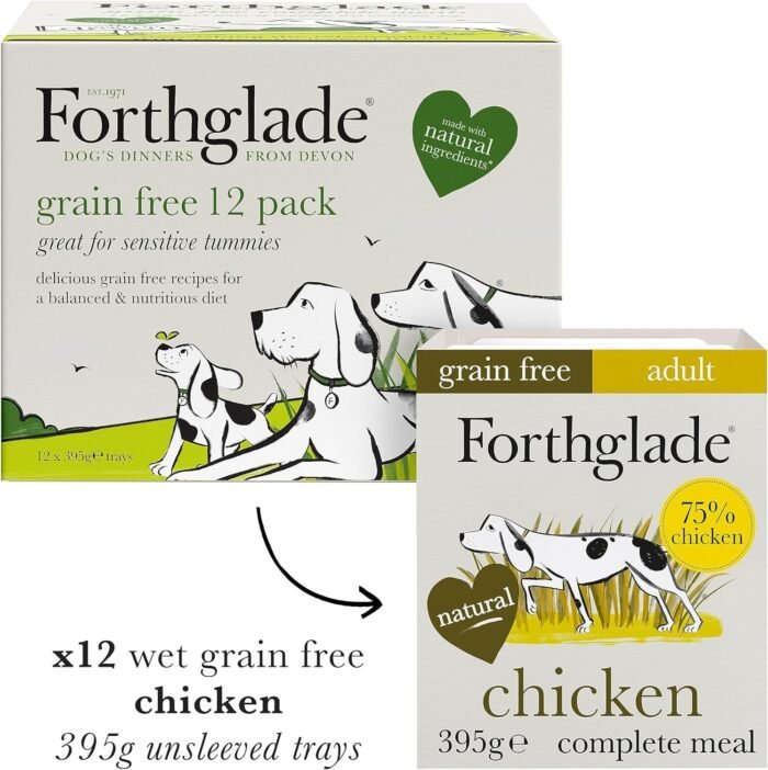 Forthglade Wet Dog Food Variety Pack (12 x 395g Trays) - Adult Dogs 1 Years+