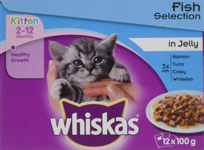 whiskas Junior Wet Cat Food for Kittens and Young Cats 2