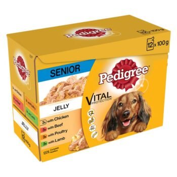 Pedigree Senior Pouch in Jelly Multipack
