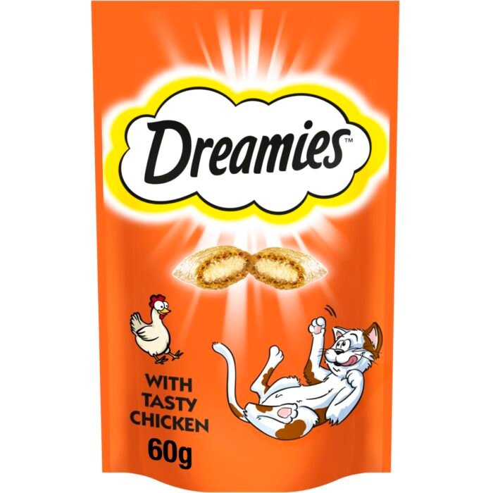 Dreamies Adult & Kitten Cat Treats - Chicken