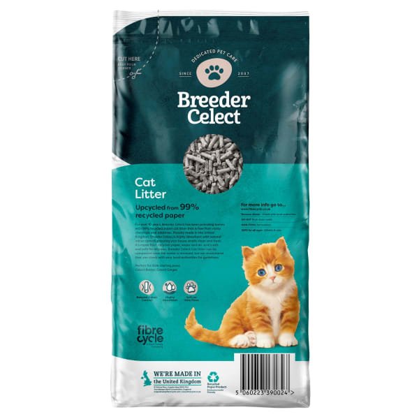 Breeder Celect Recycled Paper Cat Litter - Etoday